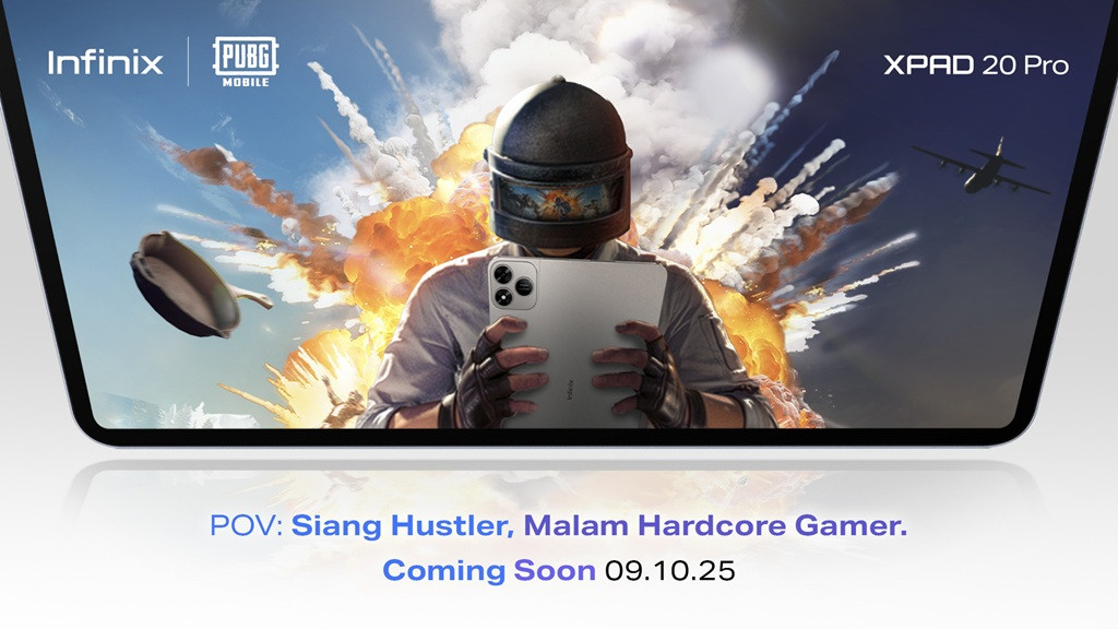 Tablet Infinix XPAD 20 Pro untuk gamer PUBG Mobile