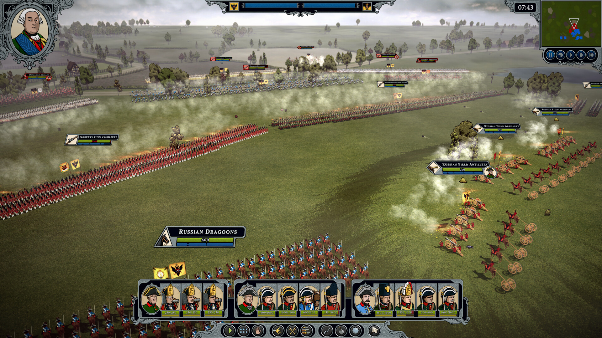Master-of-Command-Battlefield-Strategi-Tips-Menang Gameplay Master of Command dengan pasukan strategis menyerang markas musuh