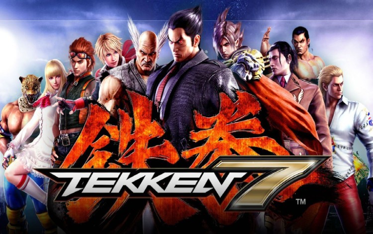 Karakter Tekken 7 melakukan combo dasar serangan berturut-turut