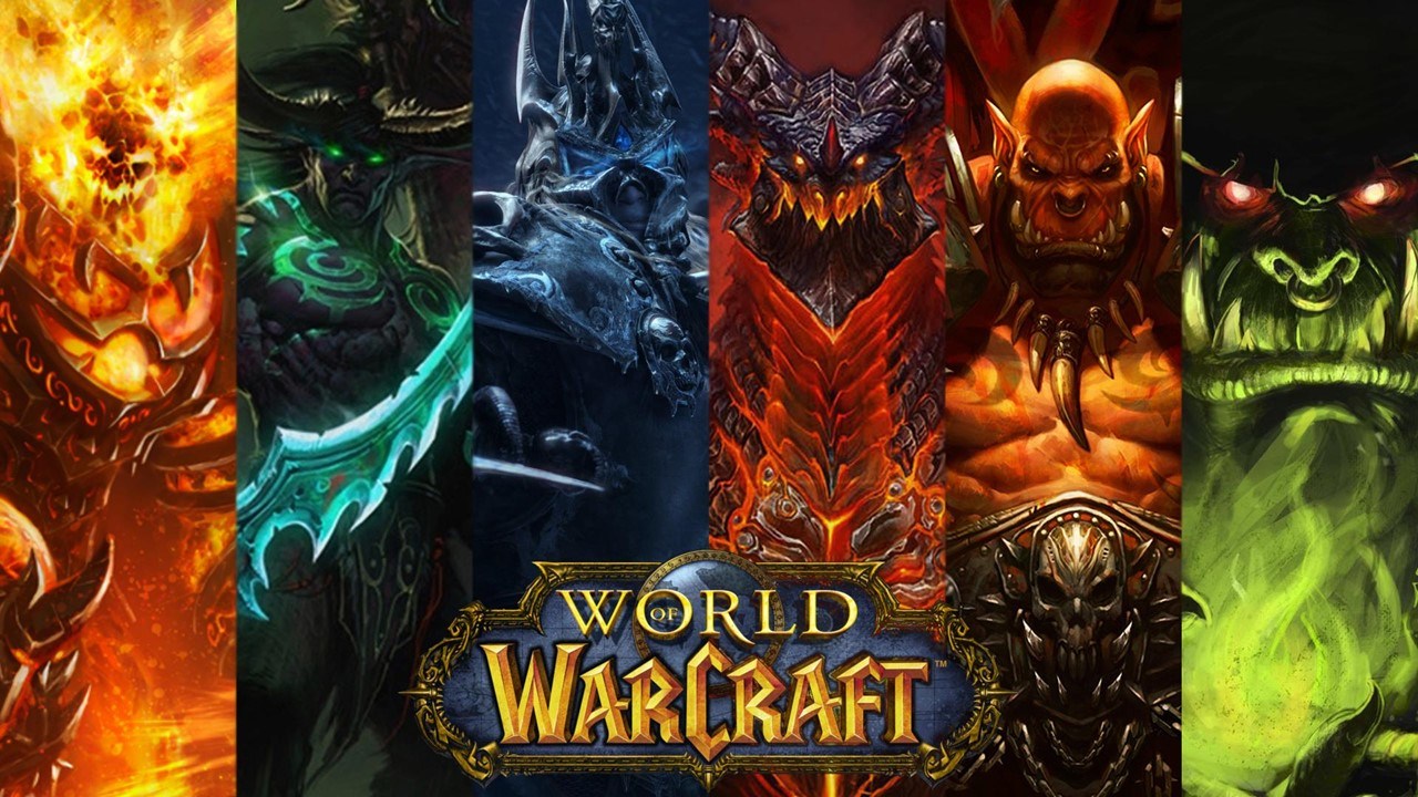 World of Warcraft menampilkan pertempuran epik antara faksi Horde dan Alliance dalam dunia fantasi Azeroth.