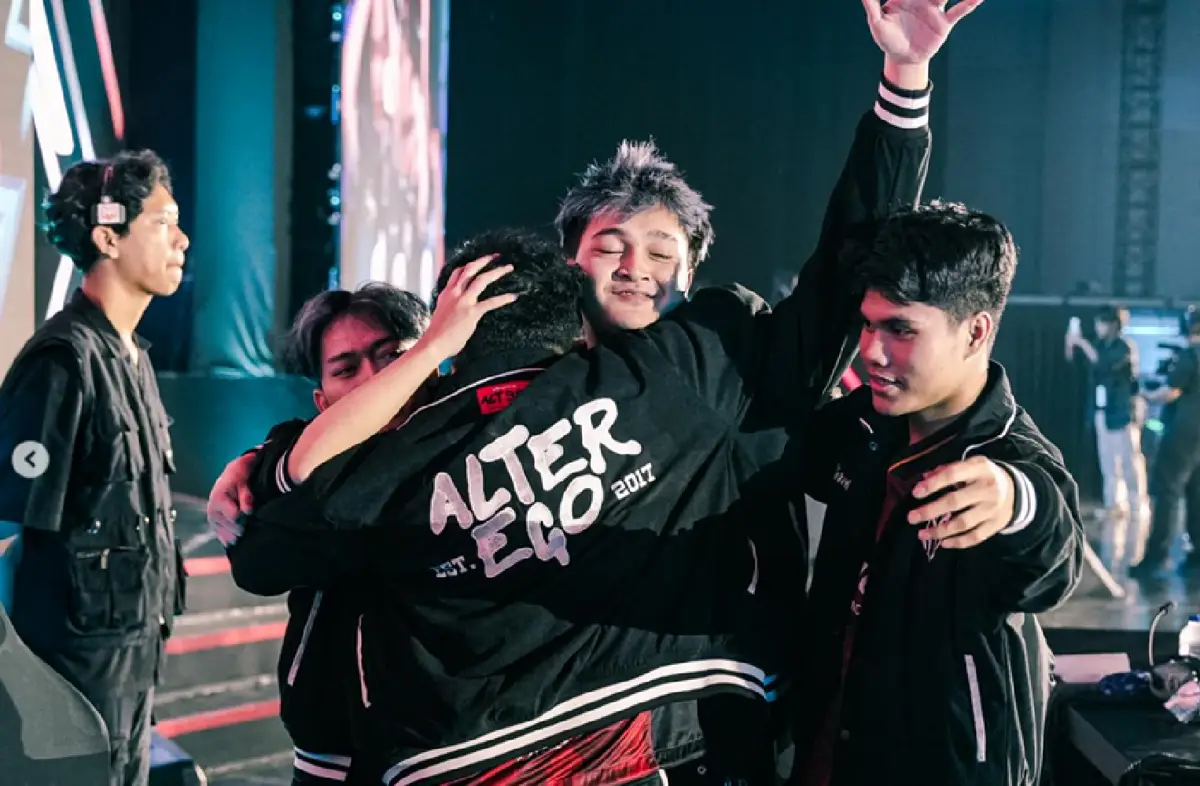 Pertandingan AE melawan EVOS di Final Lower Bracket MPL ID Season 16