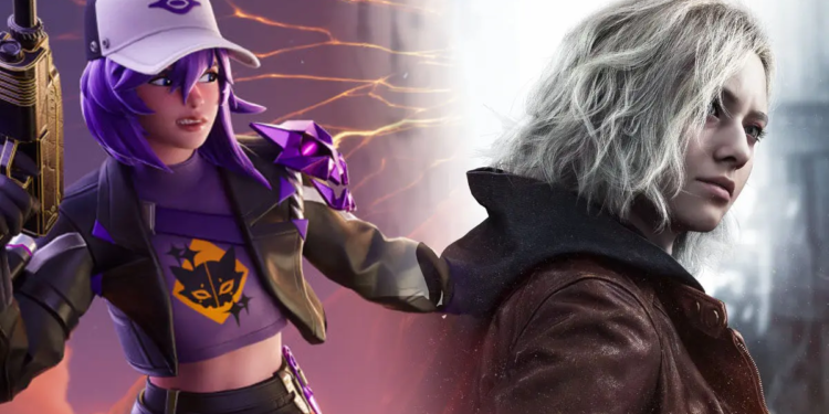 Skin Fortnite x Resident Evil Requiem dengan Leon S. Kennedy dan Jill Valentine