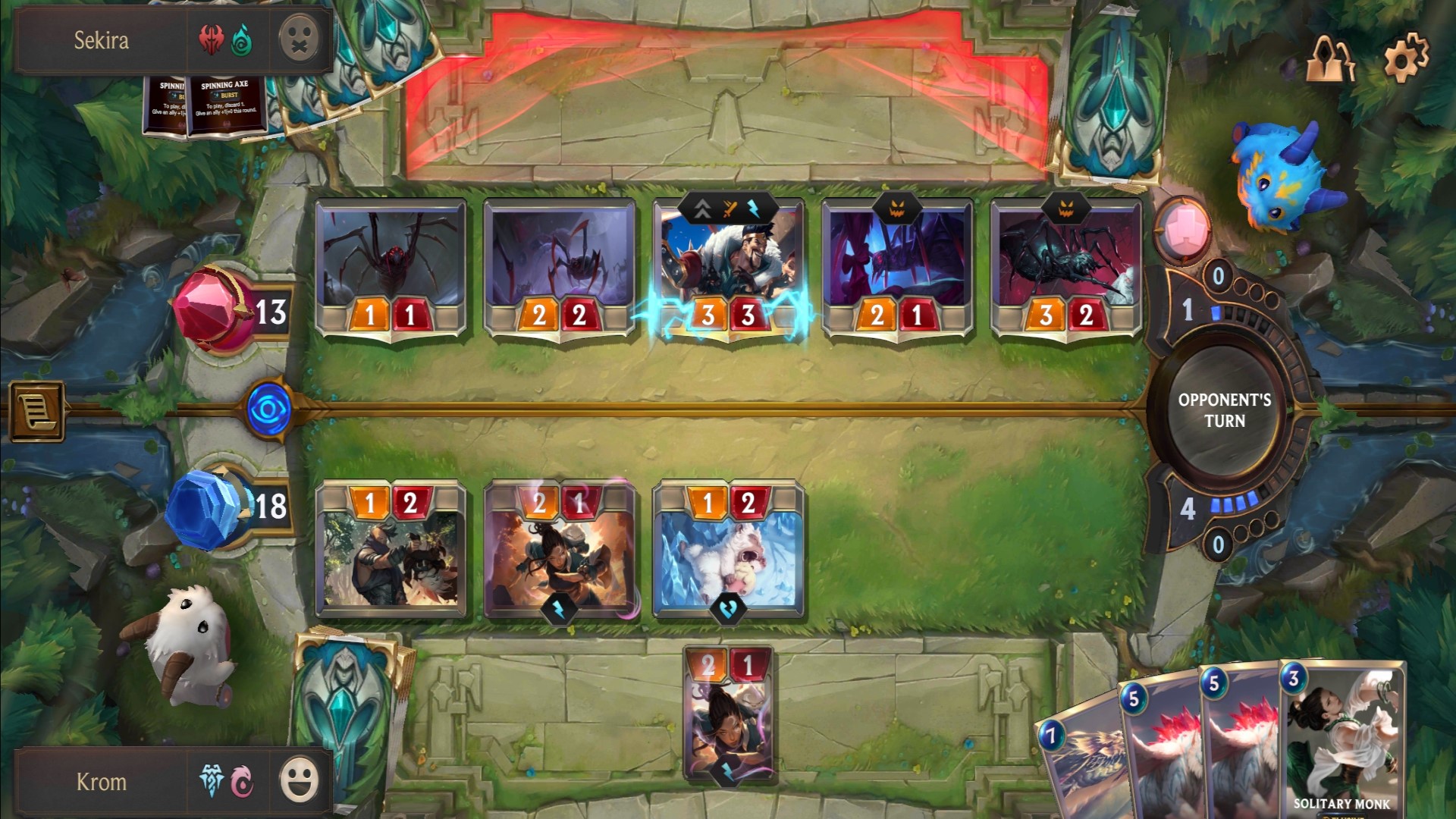 Tampilan gameplay Heroic Uncle Kim dengan karakter utama sedang bertarung