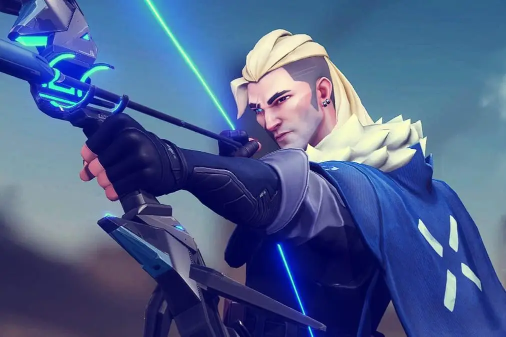 Jett agent duel Valorant dengan mobilitas tinggi dan pick rate tertinggi