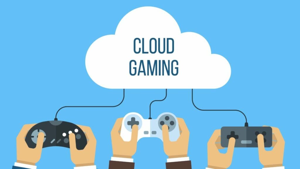 gamer-bermain-cloud-gaming Gamer bermain cloud gaming menggunakan laptop dengan koneksi internet cepat