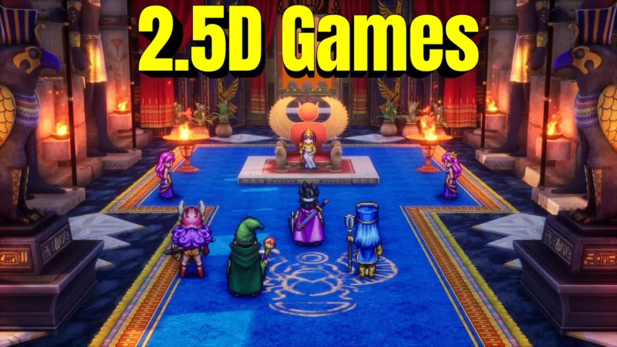 Ilustrasi 10 game 2.5D terbaik dengan grafis modern dan nostalgia klasik
