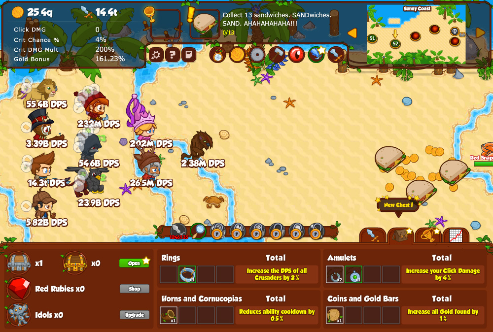 Crusaders of the Lost Idols Gameplay Strategi Pahlawan Gameplay Crusaders of the Lost Idols menunjukkan strategi formasi pahlawan dan tips leveling karakter