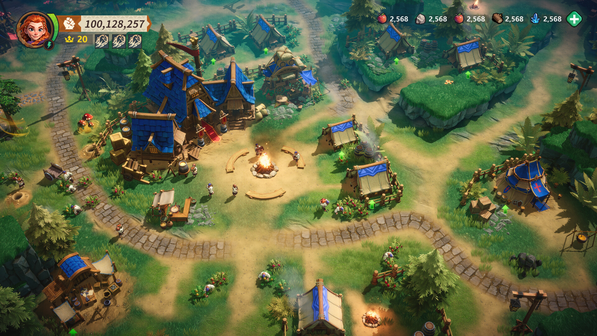 Gameplay Fate War menampilkan hero bertarung dalam mode RPG strategi