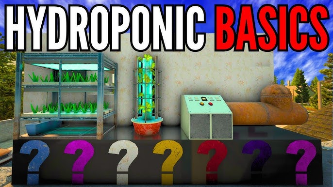 Hydropawnics modern dengan rak vertikal dan tanaman hijau tumbuh subur