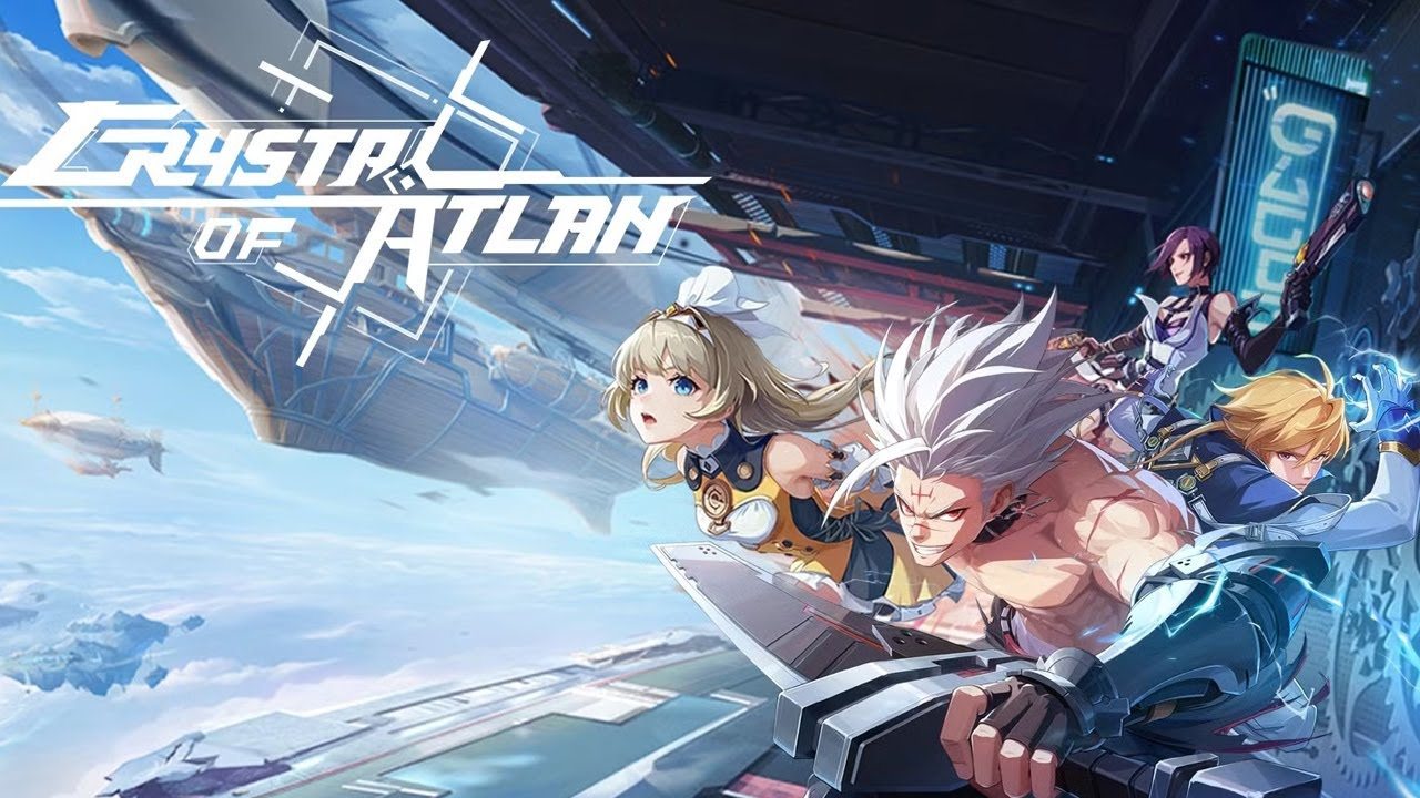Tampilan gameplay Crystal of Atlan dengan karakter dan crystal unik