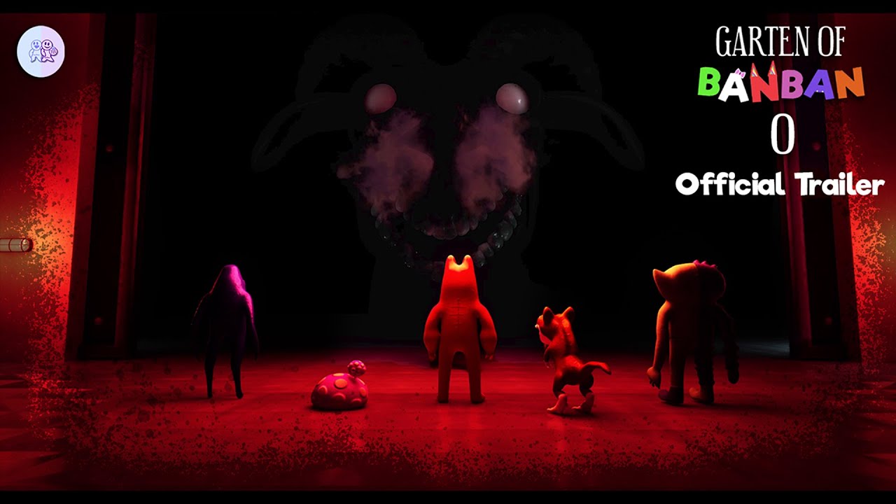 Screenshot gameplay Garten of Banban 0 menampilkan karakter di lingkungan sekolah misterius