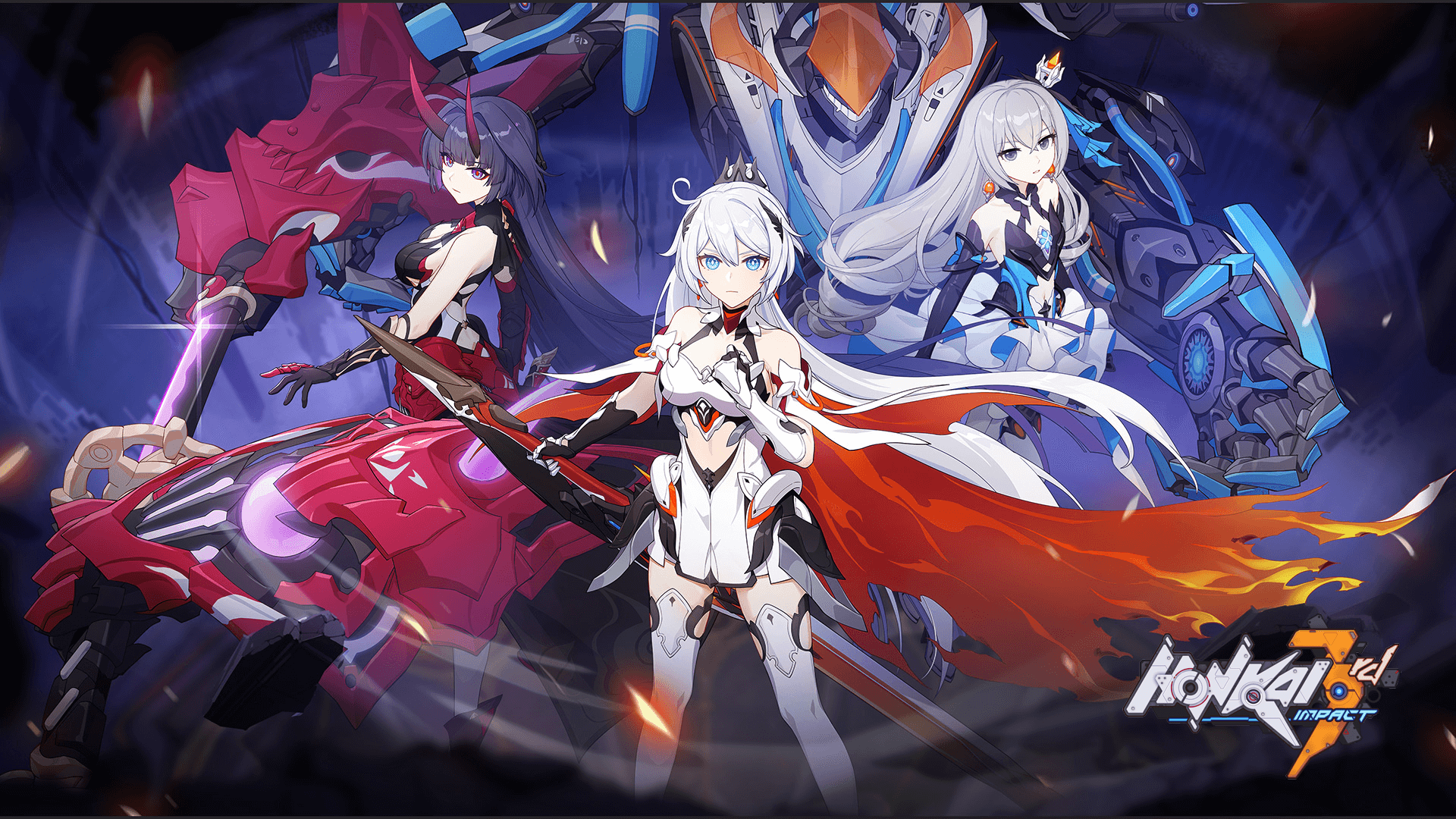 Valkyrie Kiana Kaslana dalam Pertempuran Epik Kiana Kaslana karakter utama Honkai Impact 3rd bertarung melawan musuh Honkai