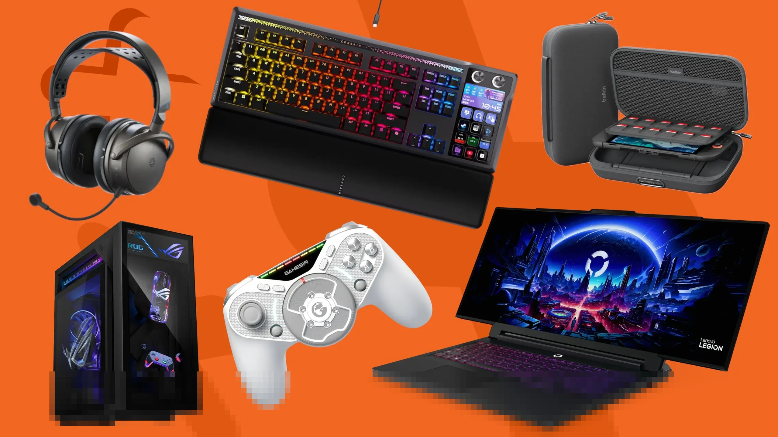 Keyboard gaming canggih dengan haptic feedback dan lampu RGB di CES 2026