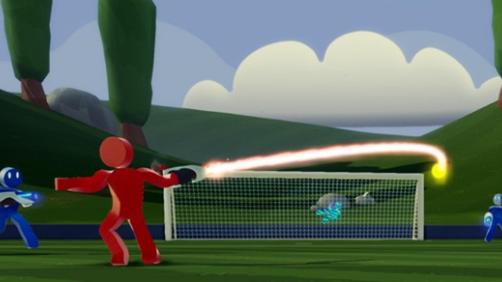 Supraball Game Arcade Futuristik Multiplayer Arena Gameplay Supraball di arena futuristik dengan pemain saling berebut bola energi dalam mode multiplayer kompetitif