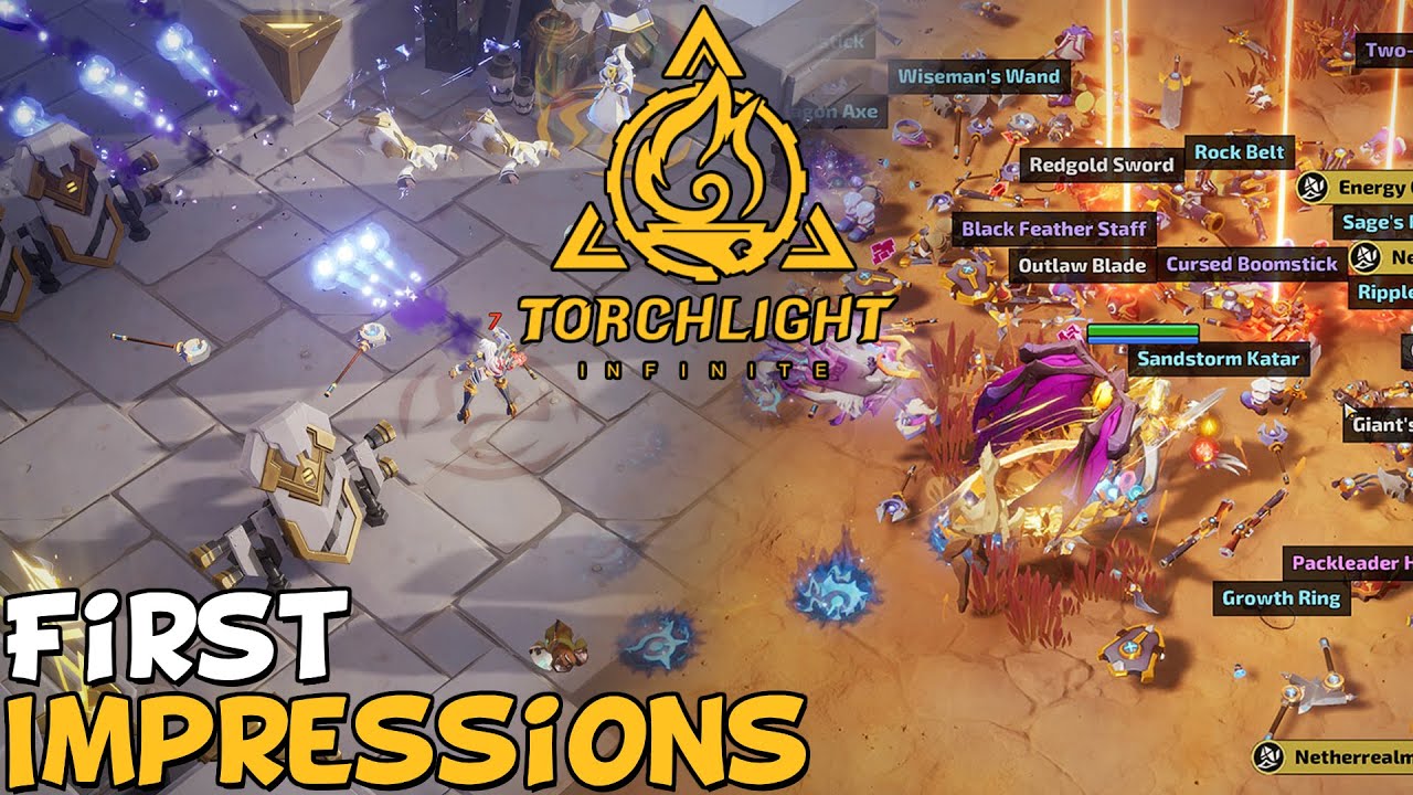 Torchlight Infinite Karakter Utama Warrior Karakter Warrior di Torchlight: Infinite dengan senjata besar dan armor lengkap