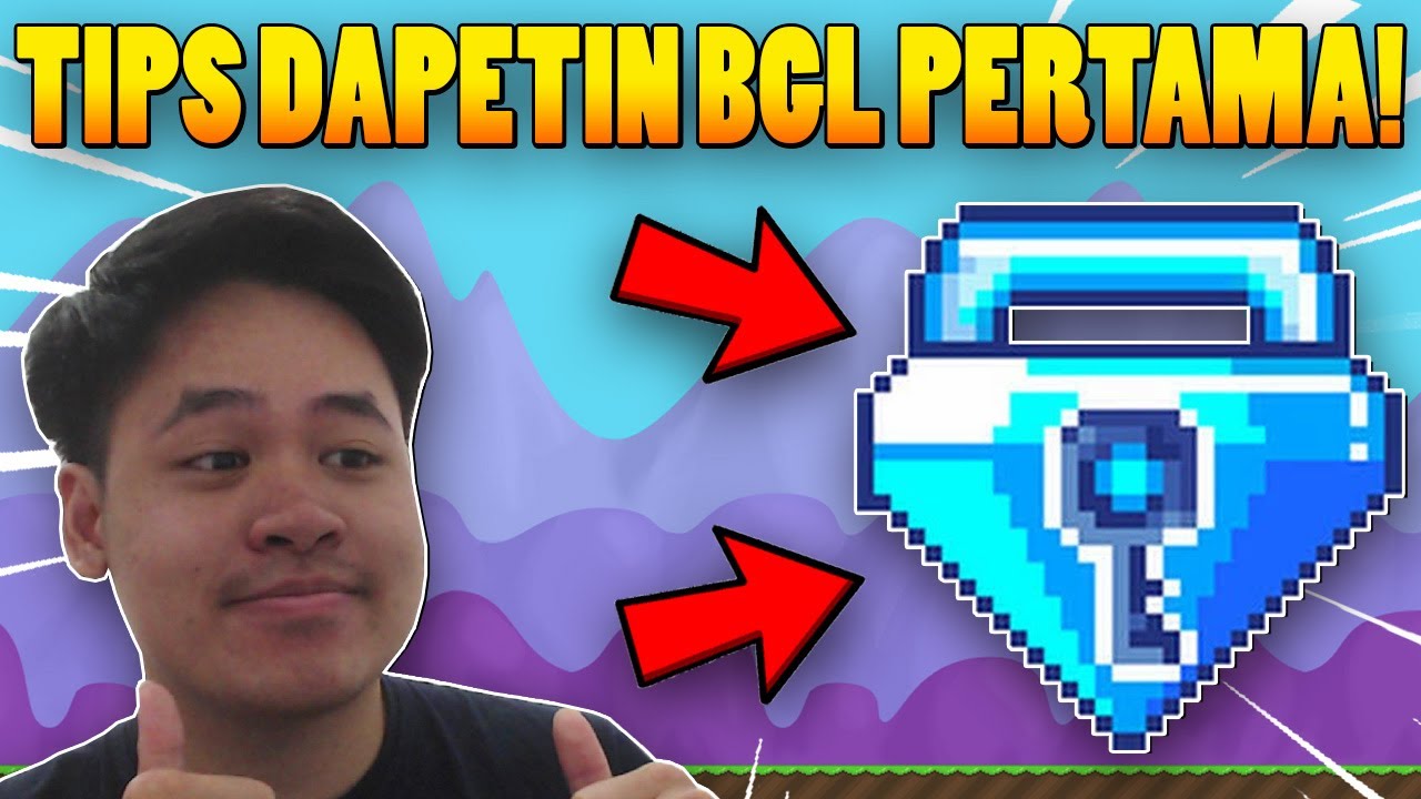 Pemain Growtopia memegang BGL pertama mereka