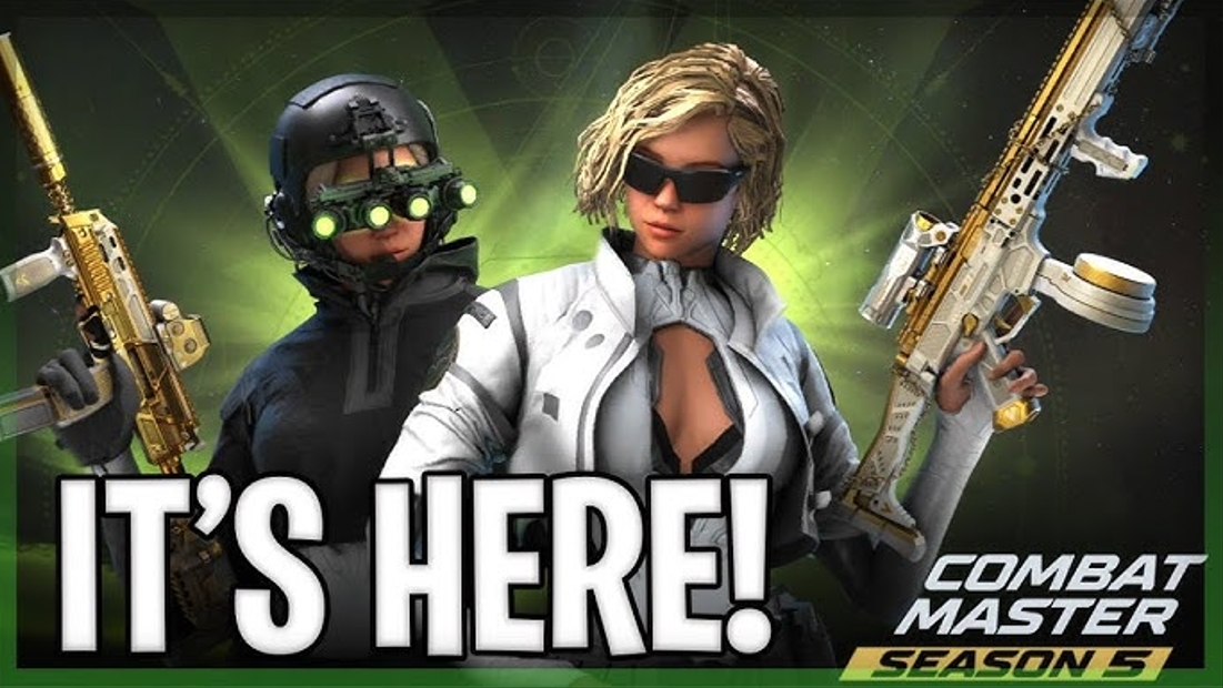 Karakter utama Combat Master menggunakan senjata baru di update Season 5