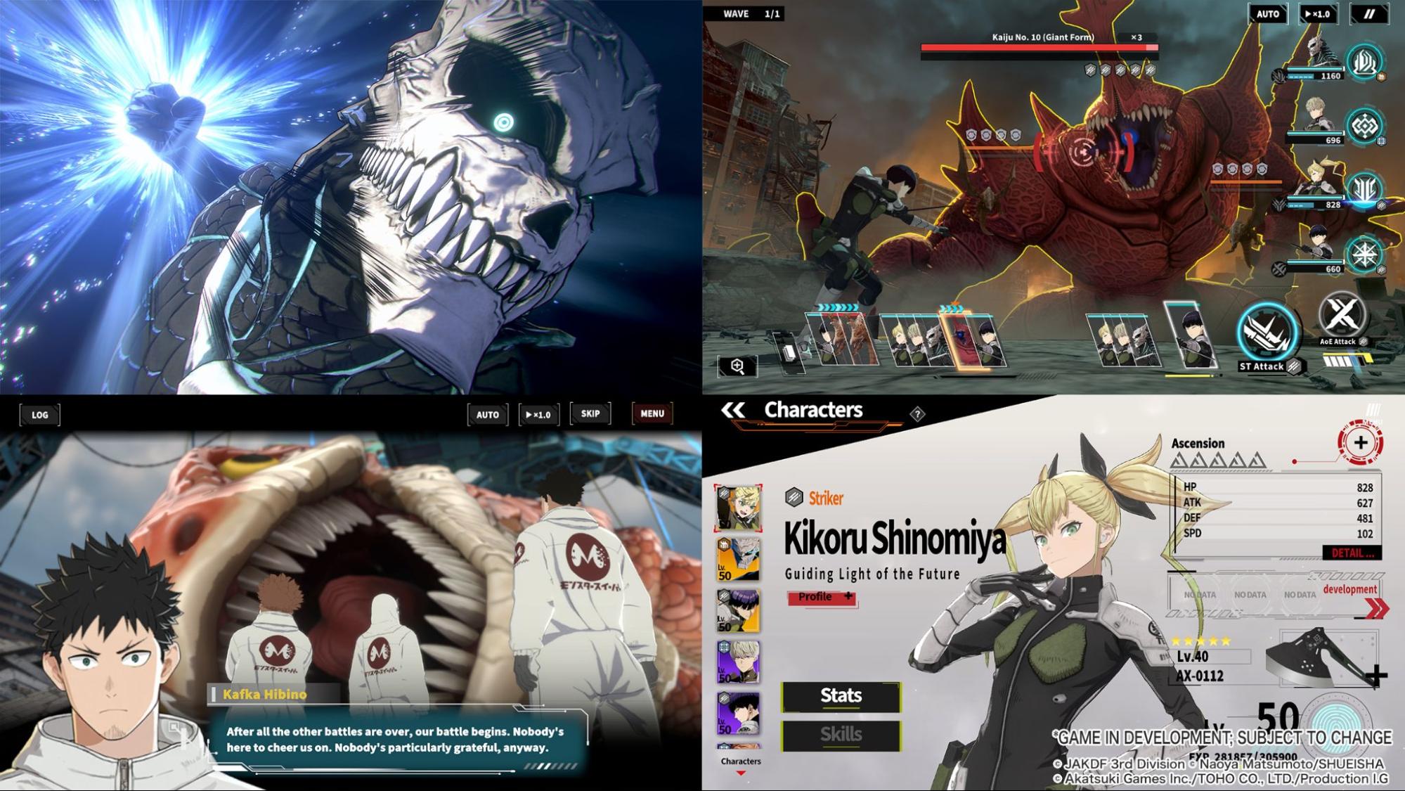 kaiju no 8 the game battle melawan monster raksasa defense force