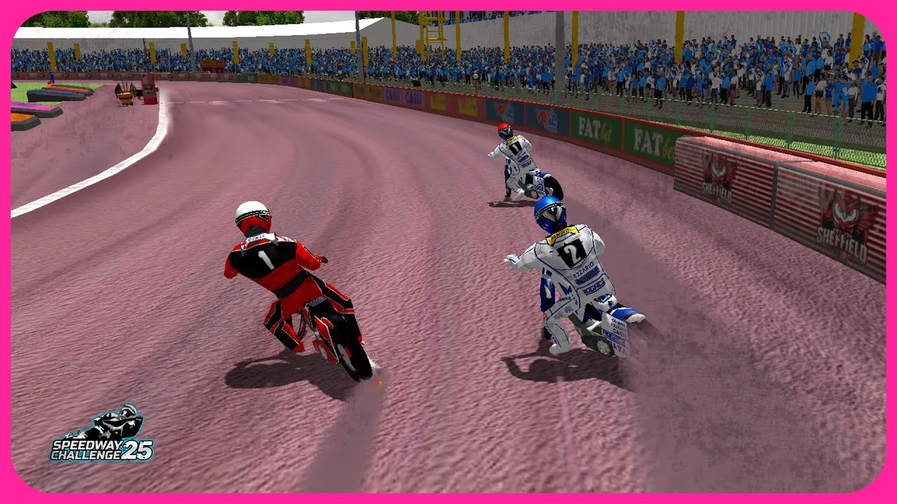Gameplay Speedway Challenge 2025 dengan motor balap di sirkuit menantang
