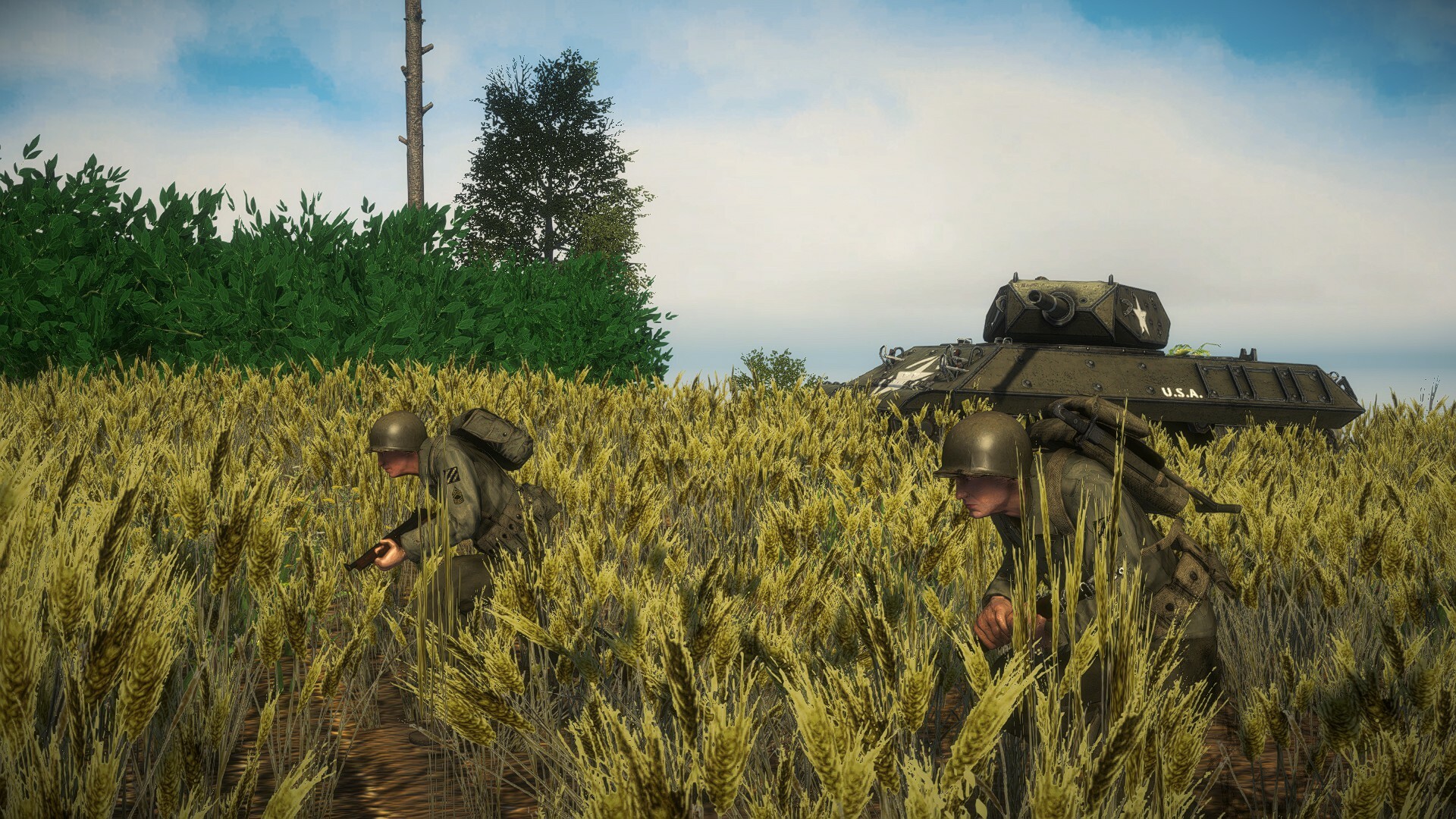 gameplay-easy-red-2-war-simulation Prajurit sedang melakukan penyerangan di medan perang Easy Red 2