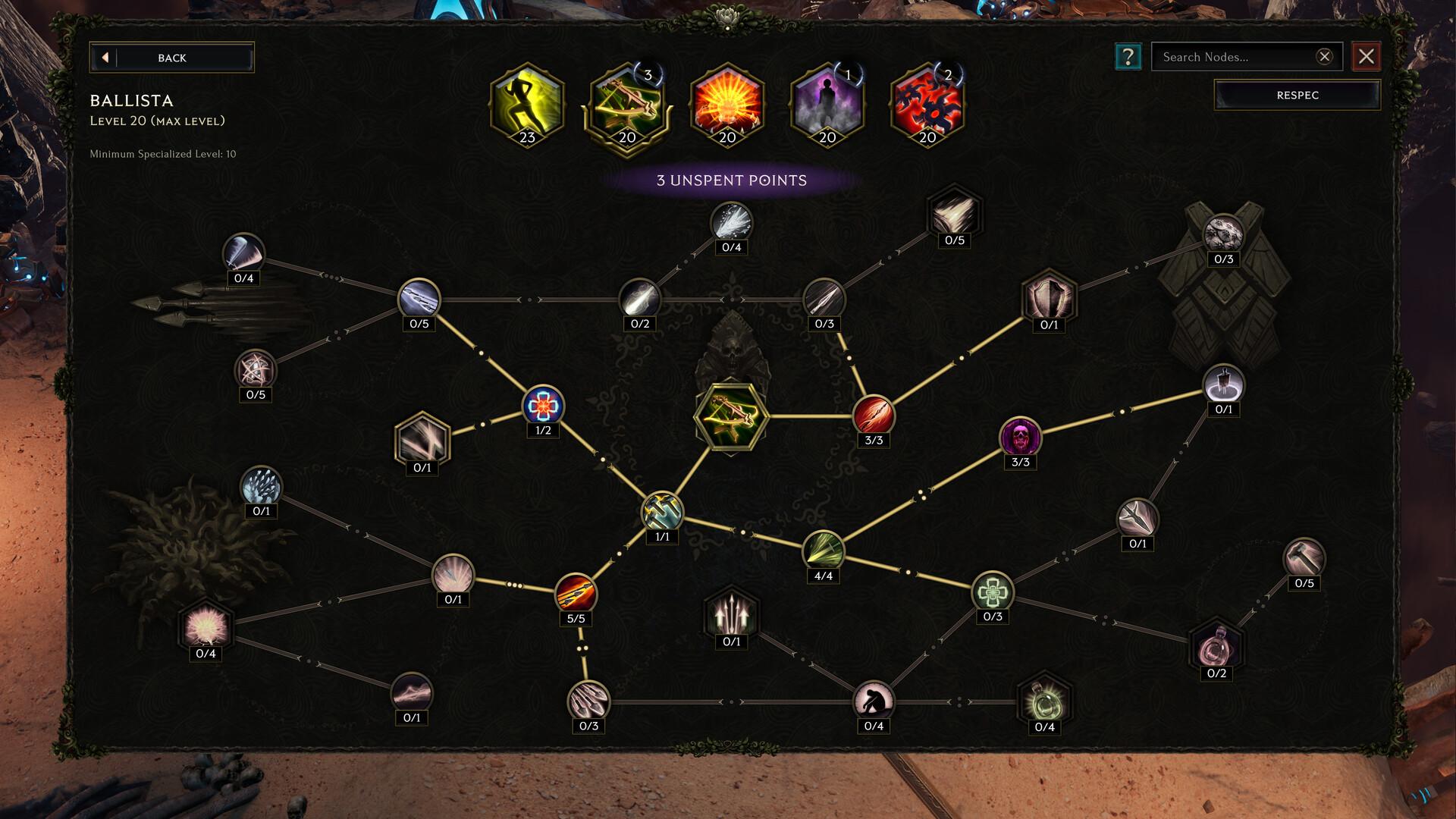 Last Epoch gameplay dengan skill tree dan build karakter ARPG