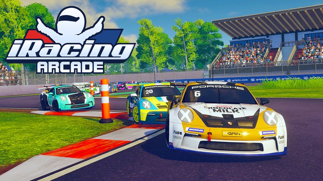 iRacing Arcade menampilkan balapan mobil realistis dengan grafis tinggi dan lintasan detail