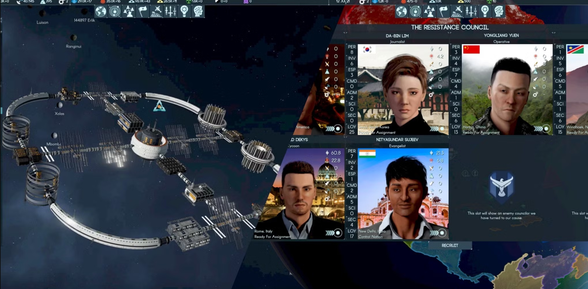 Terra Invicta Strategi Perang Luar Angkasa Gameplay Gameplay Terra Invicta game strategi luar angkasa dengan peta dunia dan eksplorasi orbit planet