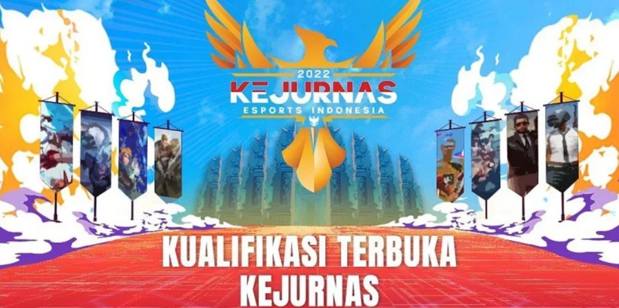 Komunitas e-sport Indonesia sedang bertanding dalam turnamen game kompetitif dengan suasana penuh semangat