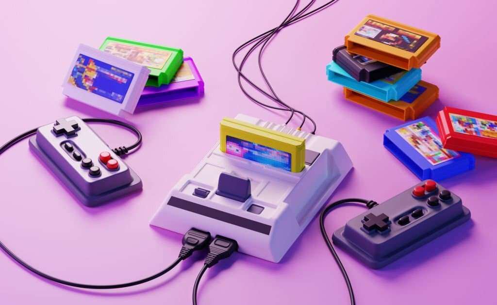 Teknologi gaming modern dengan setup PC RGB dan perangkat gaming terbaru