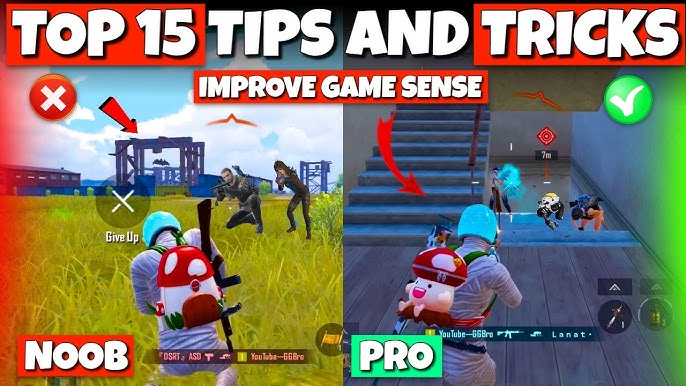 Pemain PUBG sedang bertarung dalam mode battle royale dengan strategi positioning terbaik untuk menang