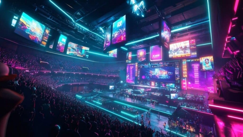 Pemain game online menikmati teknologi gaming terbaru 2026 dengan dukungan AI, esports, dan grafis modern.