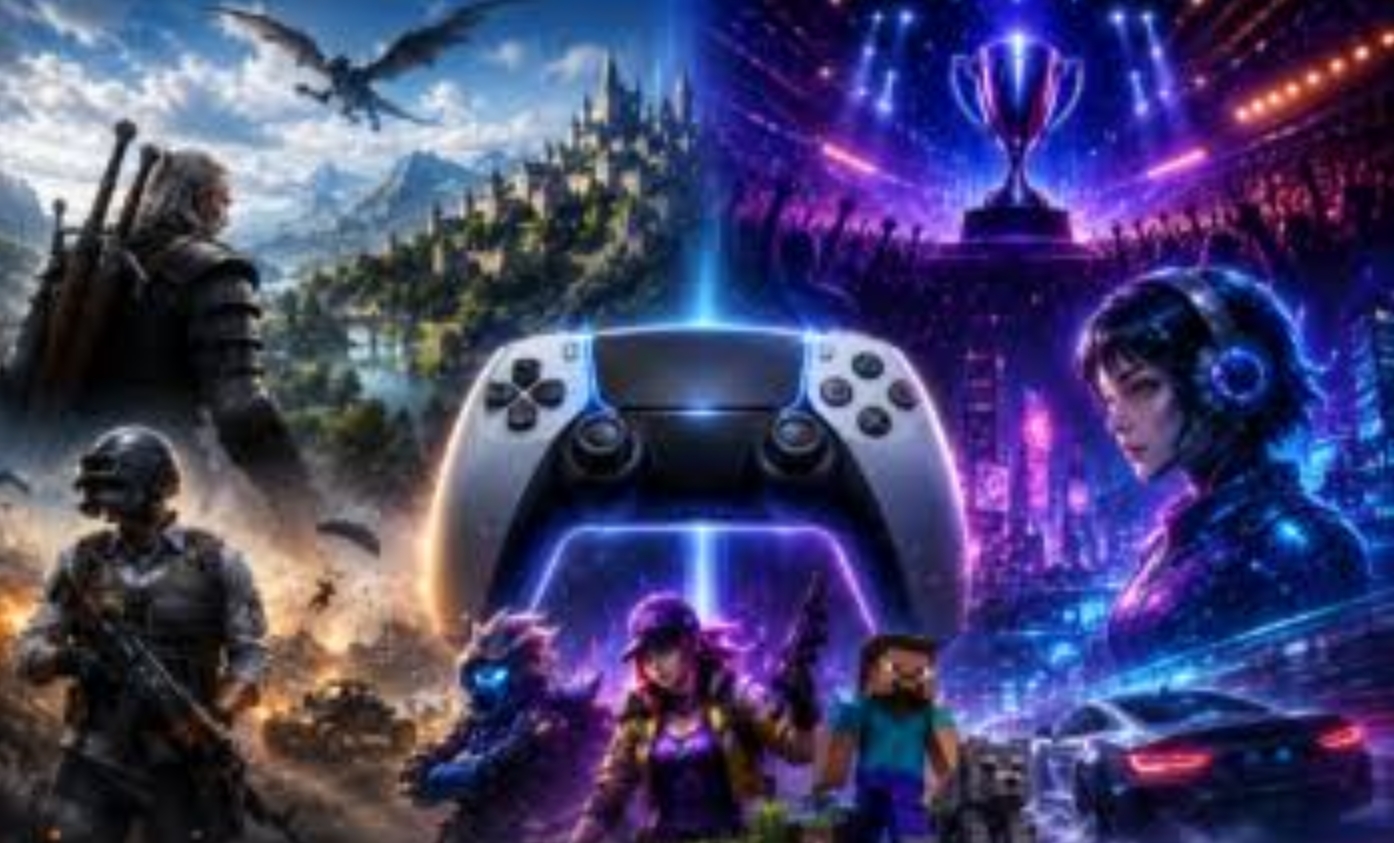 Teknologi gaming modern menggunakan perangkat gaming canggih untuk pengalaman bermain terbaik
