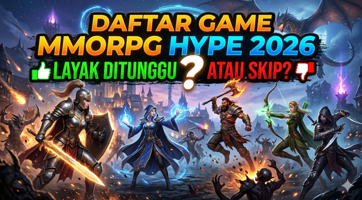 Game online terbaru 2026 dengan tampilan gaming modern dan komunitas pemain digital