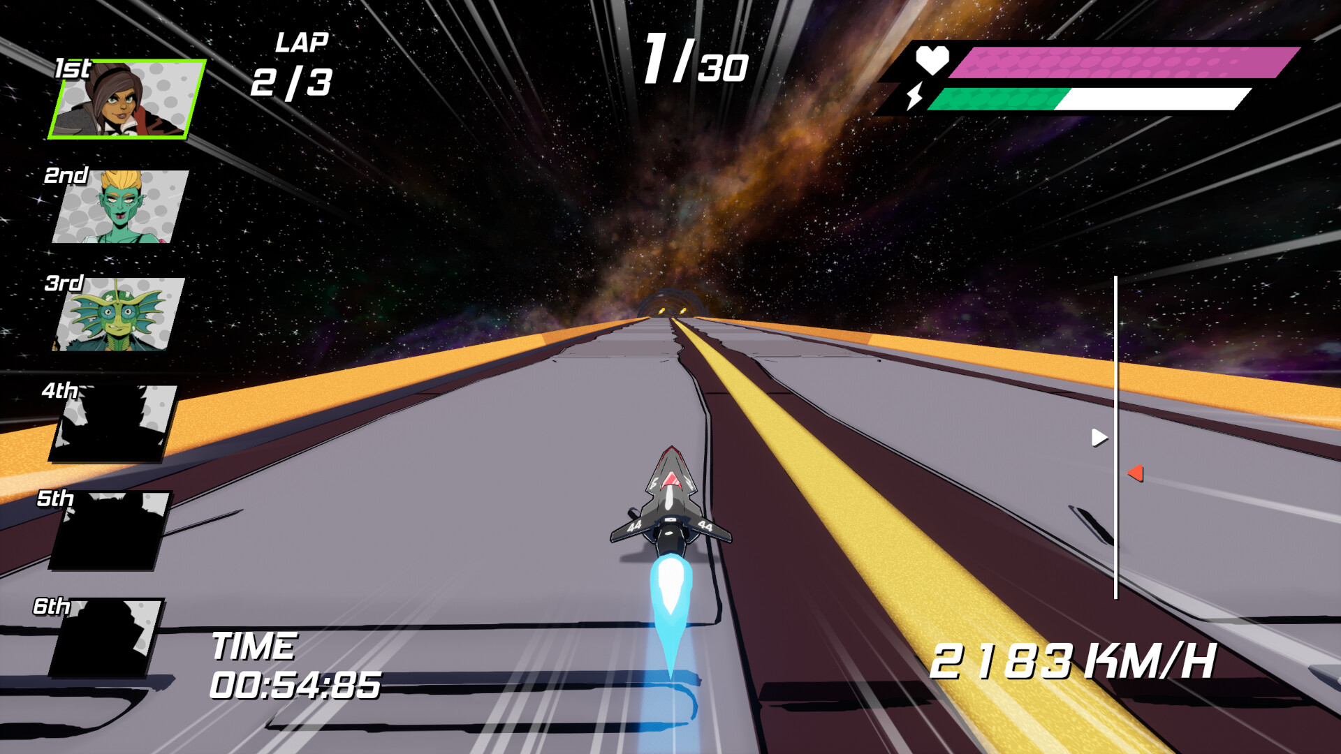 Aero GPX game balapan antigravitasi futuristis dengan mesin berkecepatan tinggi