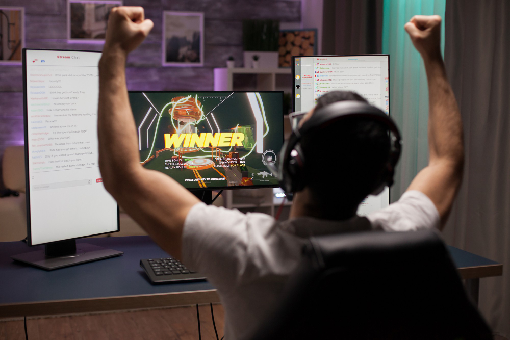 Game online dengan suasana gaming digital dan komunitas pemain