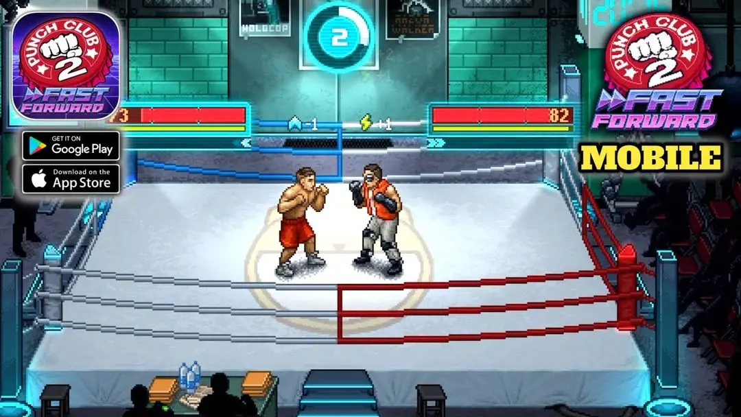 Punch Club 2 Fast Forward game simulasi petarung dengan pixel art