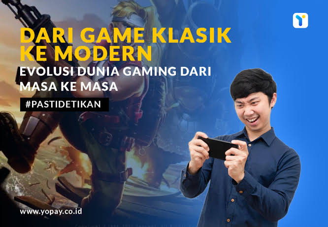Teknologi dan game modern dengan perangkat gaming canggih
