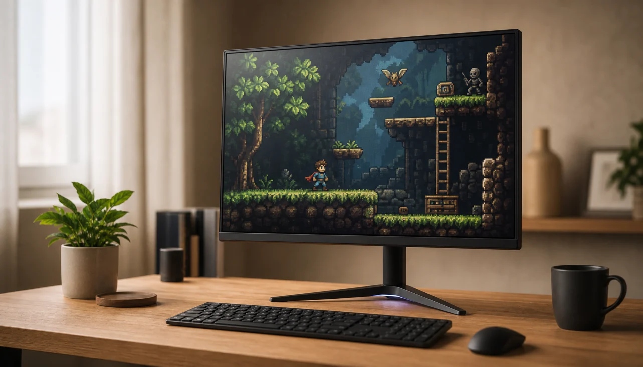 Teknologi dan game modern dengan perangkat gaming masa kini